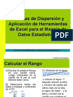 Medidas de Dispersion-En EXCEL