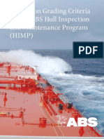 Inspection Grading Criteria for the ABS Hull Inspection & Maintenance Program (HIMP)