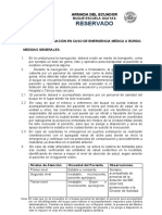 Cadena Evacuacion en Caso de Emergencia A Bordo Bae Guayas