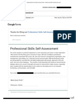 Professional Skills Pre - Self-Assessment Redacted WM