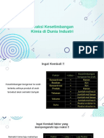 Kesetimbangan Kimia Di Dunia Industri