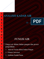 Analisis Kadar Air