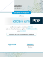 Certificado Campus Gen 2015