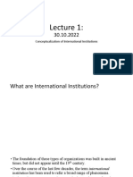 1 Conceptualization of Int Institutions
