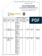 Agenda - 40002 - ÉTICA Y CIUDADANIA (PREGRADO) - 2022 I PERIODO 16-01 (1141) - SII 4.0