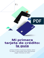 La Guía para Mi Primera Tarjeta de Crédito