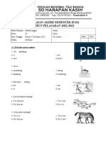 Primary 3, PAS Writing (Bolak Balik)