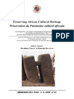 Archeologie Et Patrimoine Mondial en Afrique