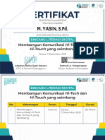 M. YASIN, S.Pd. Sertifikat Bincang Literasi Digital 37 ( sudah print )