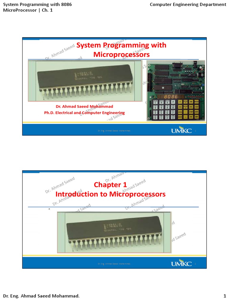 An Introduction to the Evolution of Microprocessors from 4Bit to 64Bit Models PDF