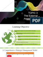 Topic 3 - External Analysis