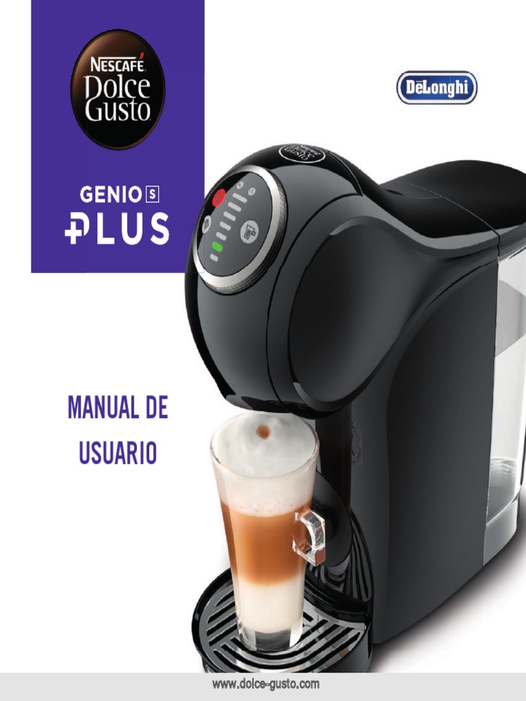 Manual Dolce Gusto Genio S Plus DeLonghi PDF Agua Reciclaje