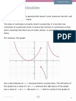 Point Discontinuities