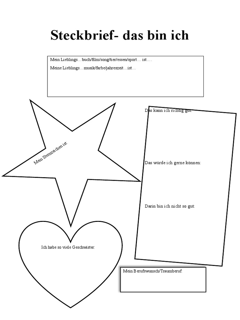 Steckbrief - Copy | PDF