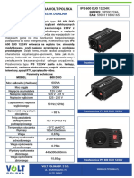 Karta Produktu Przetwornica IPS DUO 600 (12V-24V)