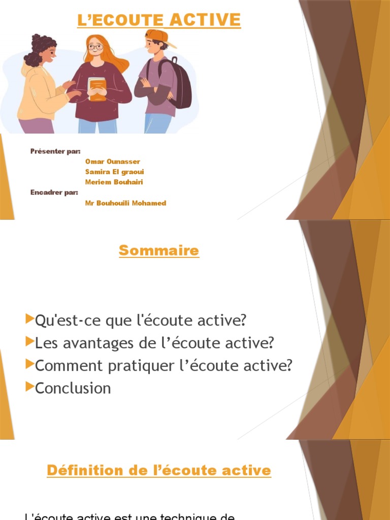 L'Essentiel de l'Écoute Active | PDF