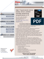 Agile. Programowanie Zwinne: Zasady, Wzorce I Praktyki Zwinnego Wytwarzania Oprogramowania W C#