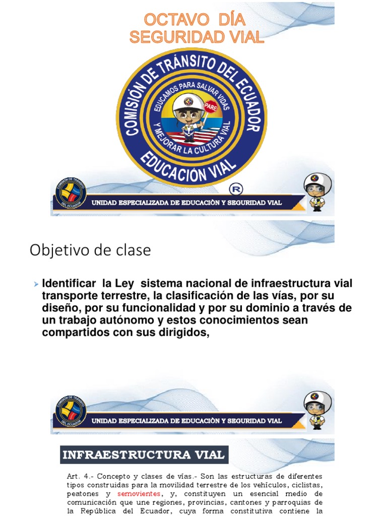 OCTAVO DÍA Seguridad Vial PDF Calle La carretera