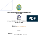 UNI-AMAZONIA: Especialización y división del trabajo