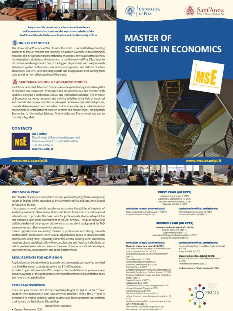Mse Brochure-Nov2018 291118pkk-7 | PDF | Economics | Statistics