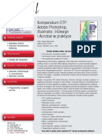 Kompendium DTP. Adobe Photoshop, Illustrator, InDesign I Acrobat W Praktyce