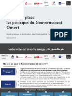 Principe Gouvernement Ouvert Au Niveau Local Tunisie