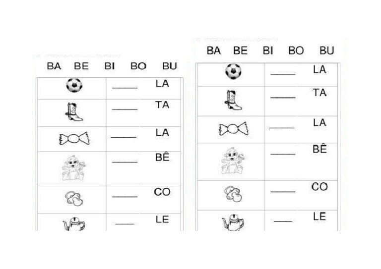 Silaba Ba | PDF