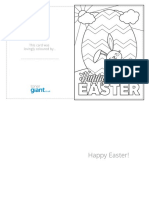 Printable Easter Card