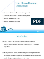 Human Resource Management