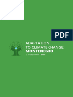 Adaptation To Climate Change Montenegro