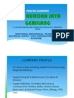 Company Profile Aurora Jaya Gemilang