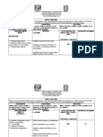 Tabla de Especificaciones Lógica