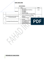 Caf All Subjects Updated Topicwise Grid Prepared by Fahad Irfan