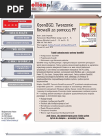 OpenBSD. Tworzenie Firewalli Za Pomocą PF