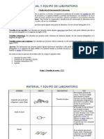 Clasificación Del Instrumental de Laboratorio