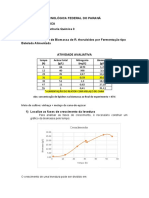 Produção de biomassa de R. thoruloides por fermentação tipo batelada alimentada: análise das fases de crescimento e cálculo de parâmetros cinéticos