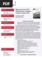 Więcej Niż Excel 2007. 166 Gotowych Rozwiązań I Trików W Języku VBA