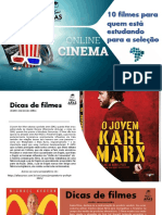 10 DICAS DE FILMES  - PROFEPT 2023