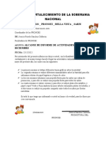 Año Del Fortalecimiento de La Soberania Nacional: Informe #09-2022 - Pronoei - Bella Vista - Sarin