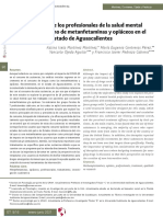 Perspectiva de Los Profesionales de La Salud Mental