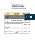 Daily Meal Options 2.1.23 - 6.1.23