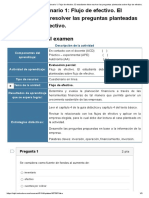 (AAB02) Cuestionario 1. Flujo de Efectivo. El Estudiante Debe Resolver Las Preguntas Planteadas Sobre Flujo de Efectivo