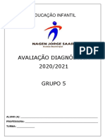 Diagnóstica de L. Portuguesa e Matemática 1º Ano