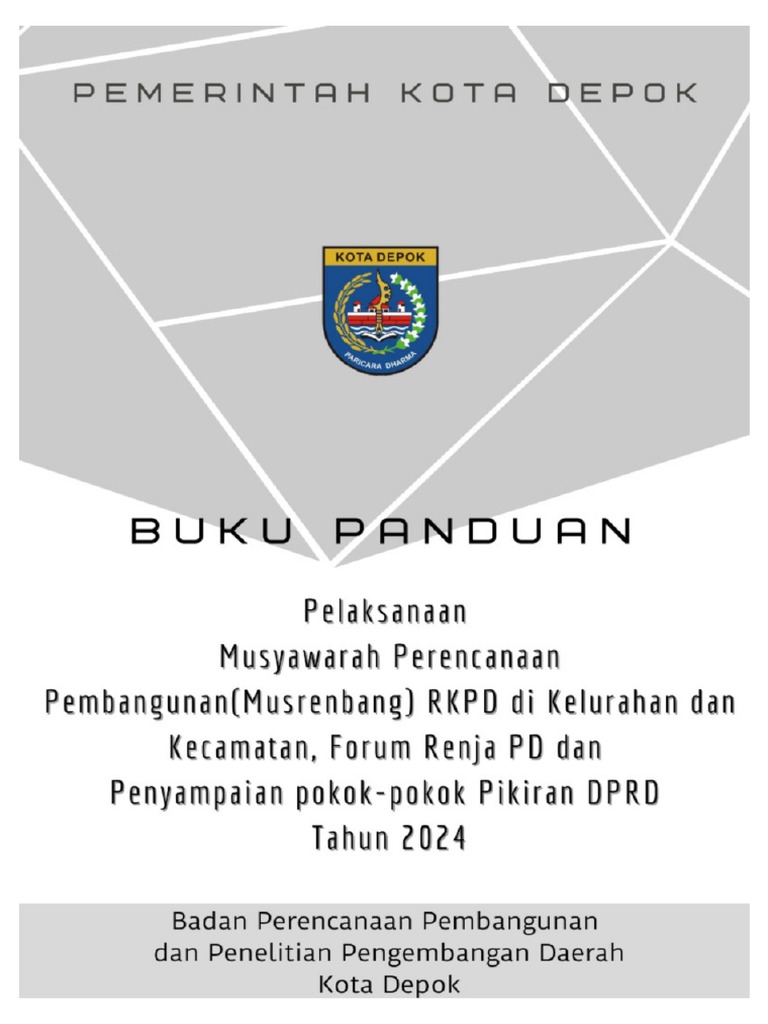 Buku Panduan Musrenbang 2024 Final Pdf