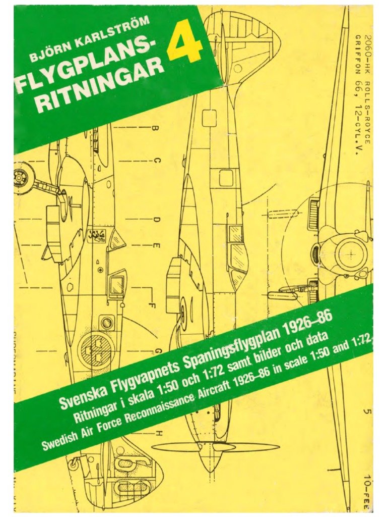 Flygplans-Ritningar № 4 (Aircraft Drawings~ Recces) | PDF
