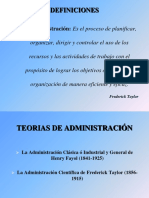 Definición y principios de la administración