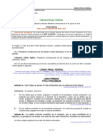 Código Penal Federal: Disposición Derogatoria