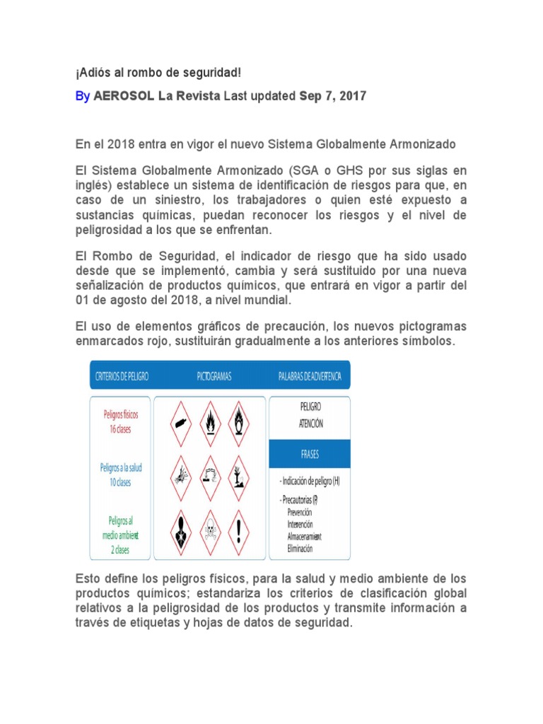 Fin del Rombo de Seguridad en SGA | PDF