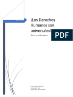 Ensayo Es Correcto Decir Que Los Derechos Humanos Son Universales Ivan Poblano Monje