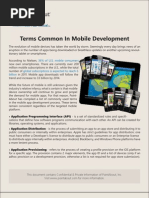 Terms Common in Mobile Development